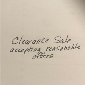 Clearance Sale